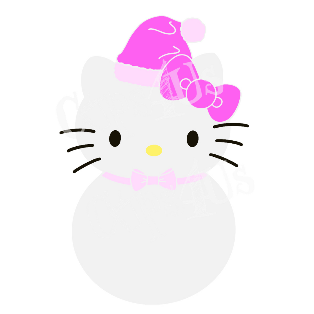Snowy Kitty SVG/DXF/PNG