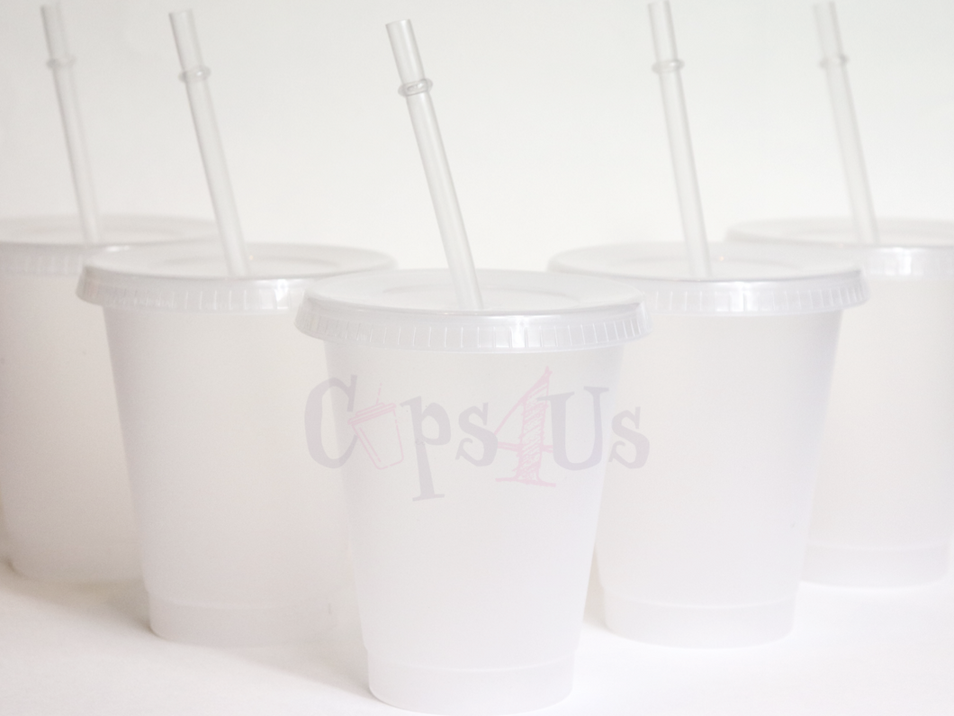 Frosted Clear Cup - 16oz