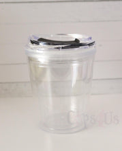 Load image into Gallery viewer, Sippy Double Wall 8oz Tumbler Clear
