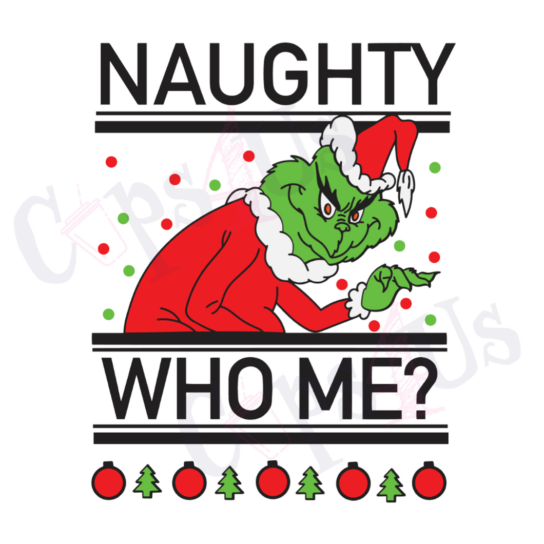 Naughty Grinch SVG / DXF / PNG