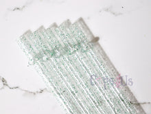 Load image into Gallery viewer, Glitter Straw - Lt. Green 5pck
