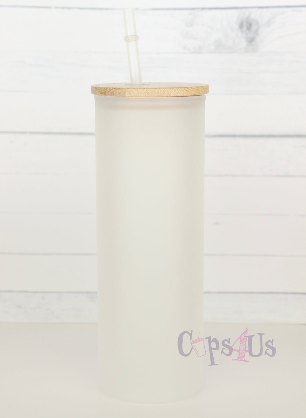 Frosted Glass Tall Can Sublimation 25oz